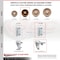 Service Caster 4 Inch High Temp Phenolic 7/8 Inch Square Stem Caster Set Total Lock Brake SCC SCC-SQTTL20S414-PHSHT-78-4 - alternate 5